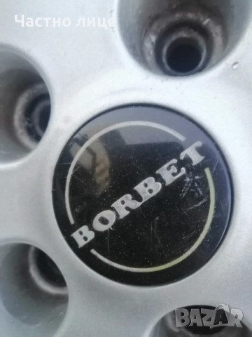 4Бр. Алуминиеви джанти Борбет 17" 5х112 , снимка 4 - Гуми и джанти - 52951002