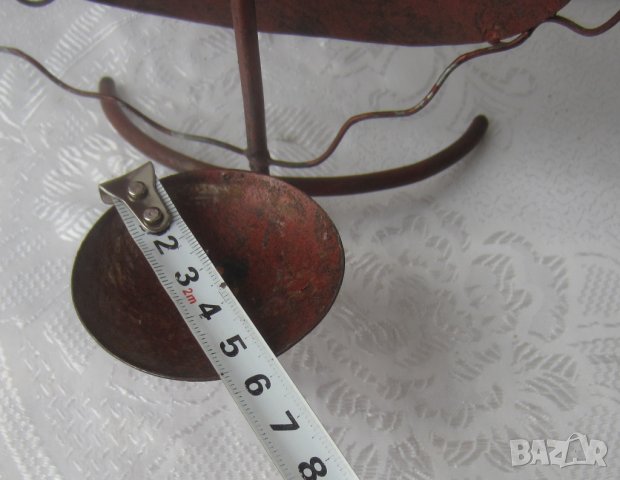 --- Кораб Стар свещник за 1 свещ, морска декорация, желязо, снимка 5 - Декорация за дома - 28871655