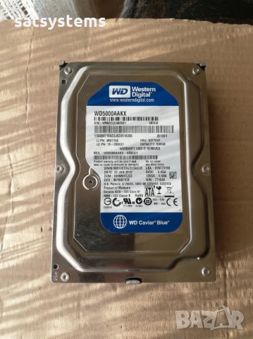 Хард диск Western Digital Caviar Blue WD5000AAKX 500GB SATA 6.0Gb/s, снимка 2 - Твърди дискове - 32334548