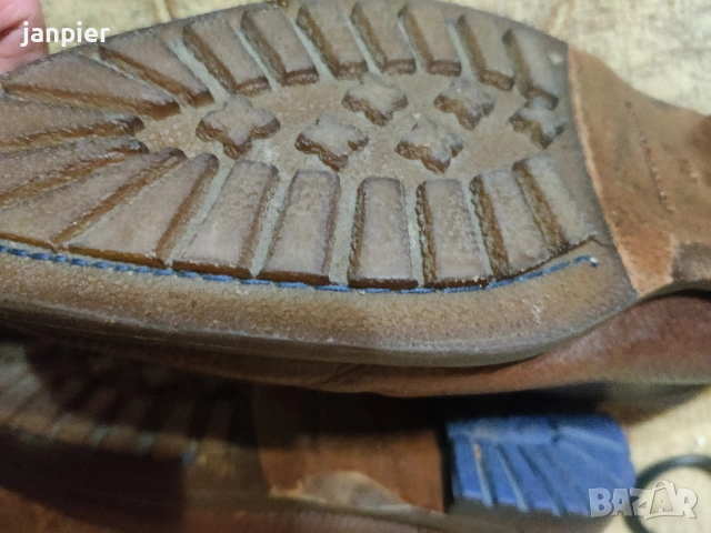 Мъжки кожени боти Floris van Bommel.Размер 43,5, снимка 10 - Официални обувки - 53497899