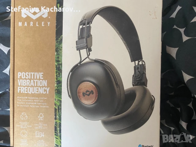 Безжични слушалки House Of Marley - Positive Vibration Frequency, Sig Black, снимка 1