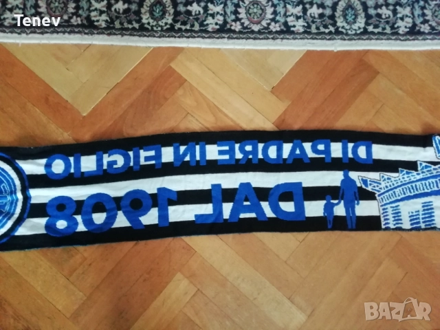Inter Milan оригинален официален шал От Баща за Син Inter Milan Di Padre In Figlio 1908 , снимка 10 - Футбол - 52985643