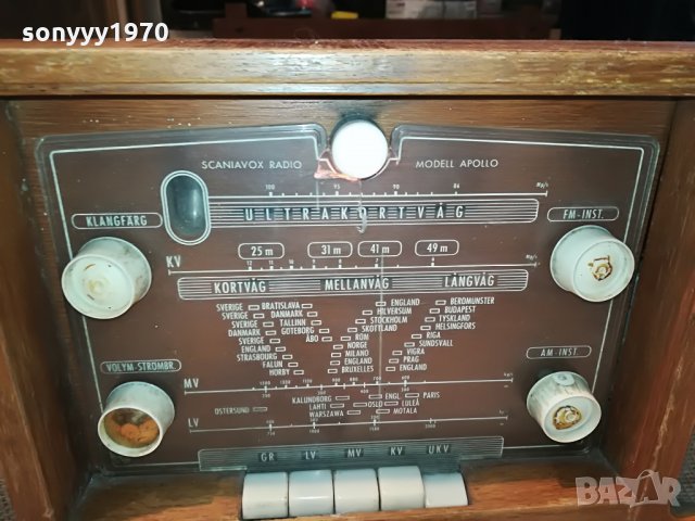 *scaniavox radio-modell apollo sweden 1007211554, снимка 6 - Ресийвъри, усилватели, смесителни пултове - 33481074