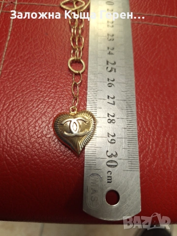 Златно колие 6,92гр.14к, снимка 7 - Колиета, медальони, синджири - 53323741