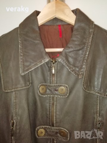 Кожено манто, снимка 5 - Палта, манта - 35014000