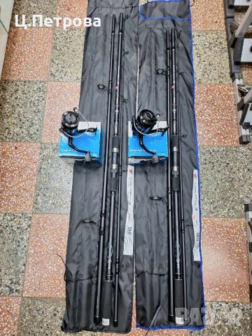 Комплект шаранджийска въдица Diamant + макара Zebco