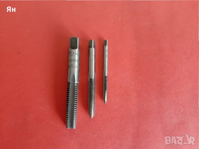  Английски комплект Комбинирани Метчици-М10/6/4mm Метр Рeзба 