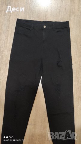 черен панталон,тип дънки, снимка 5 - Дънки - 40086896