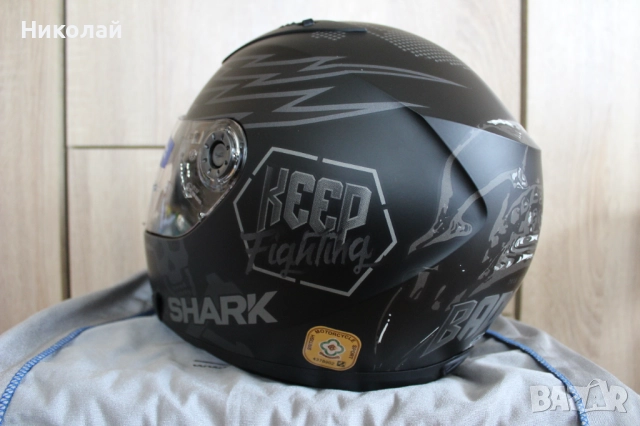 Каска Shark Ridill 1.2 Catalan Bad Boy Mat , снимка 8 - Аксесоари и консумативи - 52330464