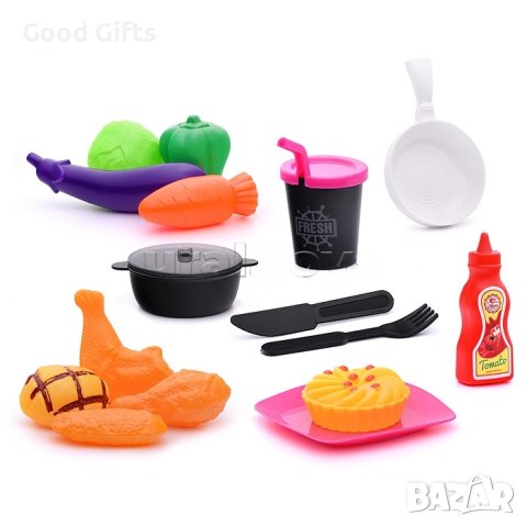 Комплект Детска микровълнова печка с аксесоари, снимка 4 - Други - 42947259