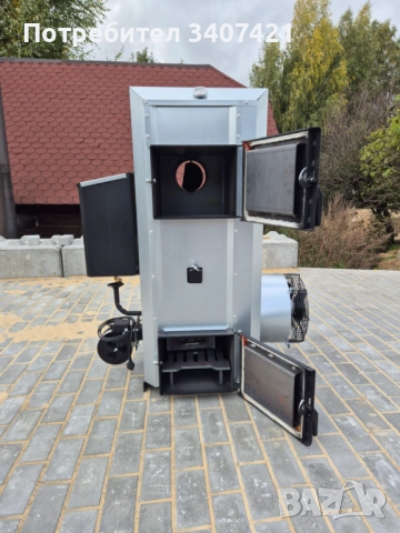 Отоплител за Топъл Въздух на Масло,Дърва и др, снимка 1