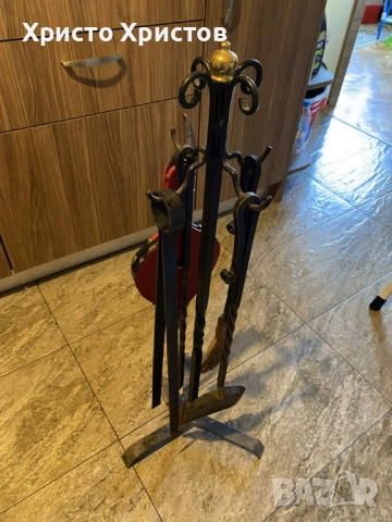 Прибори за камина, снимка 4 - Антикварни и старинни предмети - 51472601