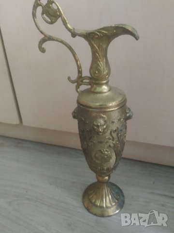 метална барокова каничка за декорация,свещник