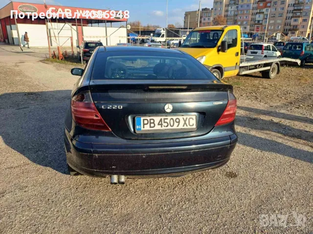 Мерцедес c220 купе 2003г 2,2 cdi 143кс, снимка 10 - Автомобили и джипове - 47991836