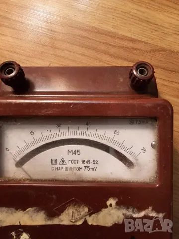 Приборът Voltmeter M45 е предназначен за измерване на напрежение в AC и DC вериги. Диапазони на изме, снимка 2 - Друга електроника - 49105955
