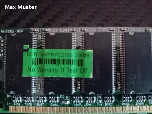 Памет 256MB PC2100 DDR266 SDRAM 184pin Memory Module, снимка 3 - RAM памет - 38106551