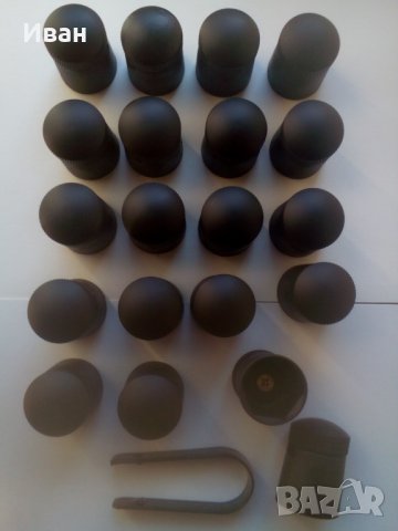 Високо качество пластмаса/метал капачки за болтове на джанти -17 и 19 мм + ПОДАРЪК, снимка 15 - Аксесоари и консумативи - 21325444