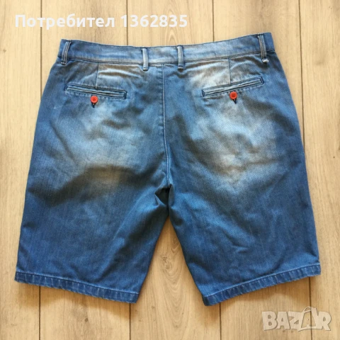 НОВИ оригинални сини дънкови къси гащета бермуди HERRLICHER размер 38, снимка 5 - Къси панталони - 51428830