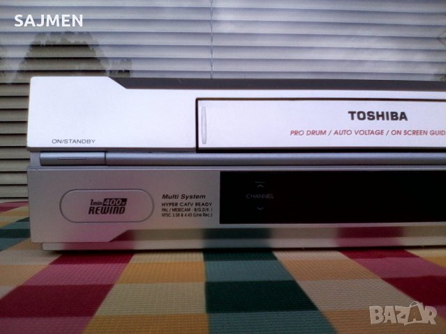TOHCIBA VE-30  vhs записващо видео , снимка 6 - Плейъри, домашно кино, прожектори - 26679922