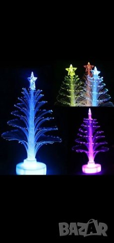 ⛄🎄 LED светеща коледна Елха с оптични влакна, снимка 4 - Коледни подаръци - 27085460