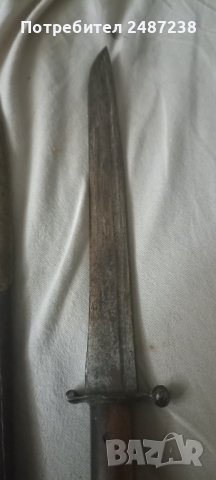 Турски ятагановиден нож,33см с кокал, снимка 4 - Ножове - 43940774
