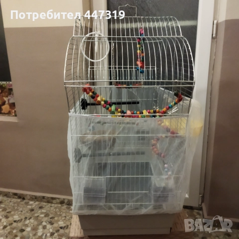 Оборудвана клетка за птици, снимка 5 - Папагали - 52062537