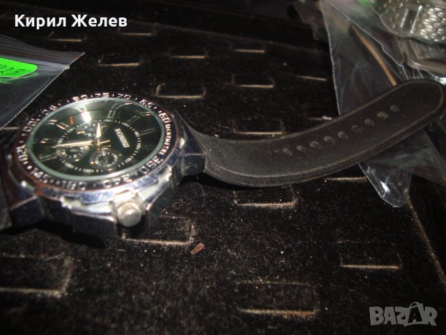 KEINAW МАРКОВ ЕФЕКТЕН КВАРЦОВ МАСИВЕН ЧАСОВНИК със СИЛИКОНОВА КАИШКА 15223, снимка 8 - Мъжки - 32807201