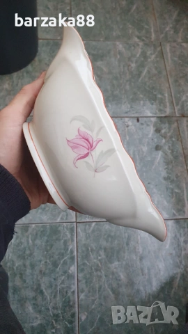 Българска порцеланова купа Ладия, снимка 7 - Сервизи - 53258011