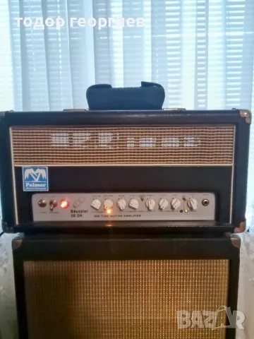 Продавам китарен лампов усилвател 30 вата с 6l6 крайни лампи,кабинет EL2 ,с 12 инча говорител Алнико, снимка 4 - Китари - 49761048