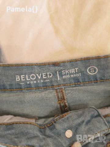 Нова дънкова пола, снимка 3 - Поли - 50423459