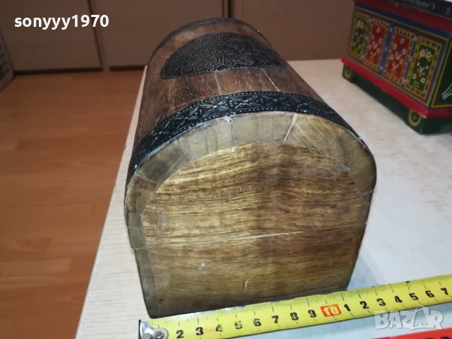 КРАСИВА ДЪРВЕНА КУТИЯ ОТ ГЕРМАНИЯ 1708251906, снимка 9 - Антикварни и старинни предмети - 51395218