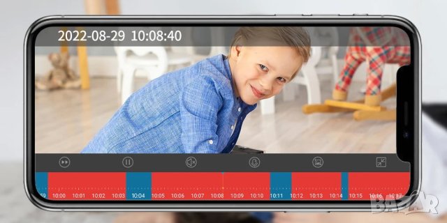 Домашната охранителна камера Ruitewei Q11X-H, снимка 11 - IP камери - 43897539