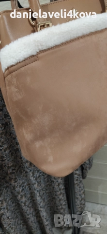 Дамска чанта Beverly Hills Polo Club КАМЕЛ, снимка 4 - Чанти - 52504938