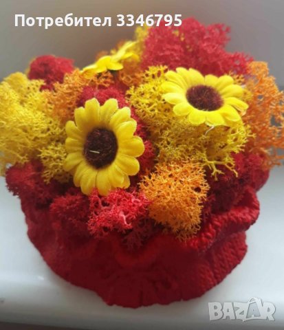 Кашпа със скандинавски мъх. , снимка 11 - Други - 44117016