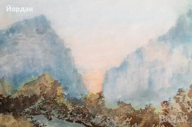 Акварел /автор-Никола Пилчев/, снимка 6 - Картини - 49131477