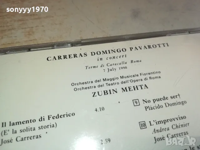 CARRERAS DOMINGO PAVAROTTI-original cd-внос germany 0303251643, снимка 11 - CD дискове - 49346896