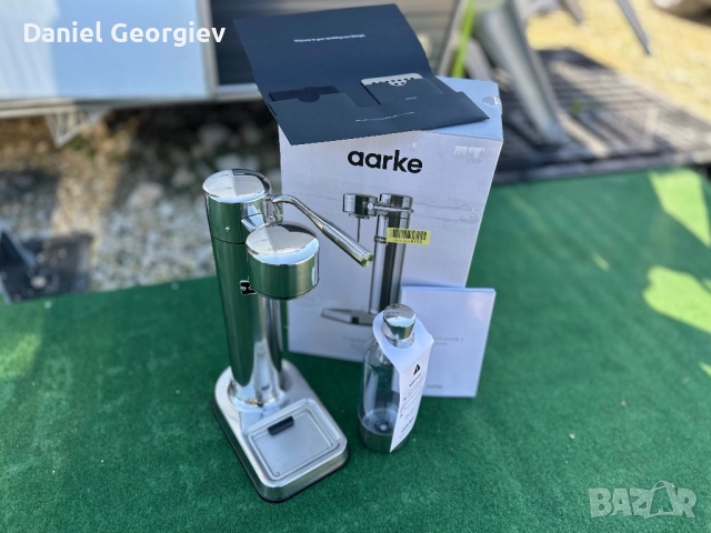 ЧИСТО НОВА Aarke Carbonator 3 машина за газиране на вода Карбонатор