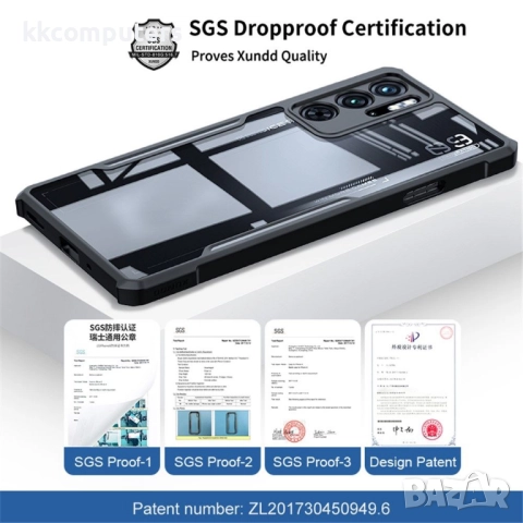 XUNDD Калъф за ZTE nubia Red Magic 9 Pro 5G / 9 Pro+ 5G и Протектор - Прозрачен силиконов калъф (TPU, снимка 4 - Калъфи, кейсове - 52466928