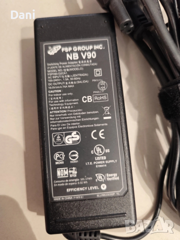 Захранване за лаптоп 19V, 90W