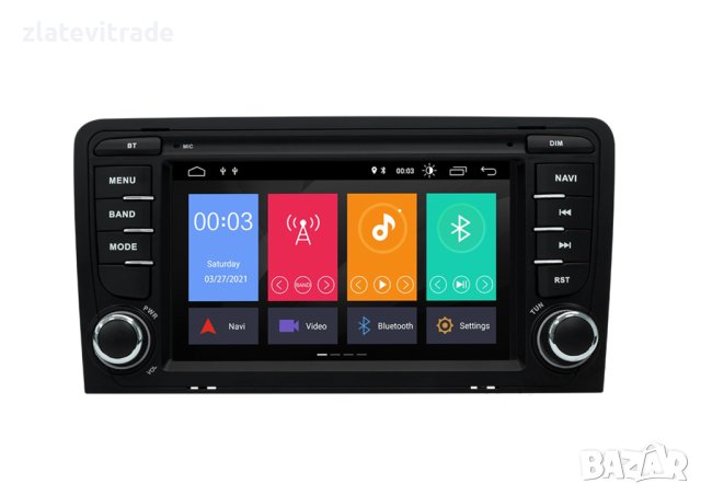AUDI A3 2003 - 2012 - 7'' АНДРОИД НАВИГАЦИЯ Без DVD Механика, 9234