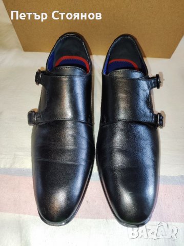 Официални мъжки обувки от естествена кожа Silver Street London №43, снимка 5 - Официални обувки - 37760221