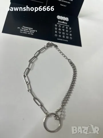 Сребърна гривна 925, снимка 4 - Гривни - 49538689