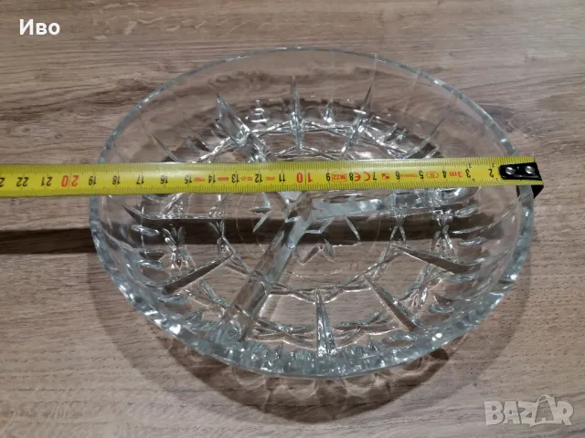 Стъклена купа за ядки, снимка 4 - Други - 49034063