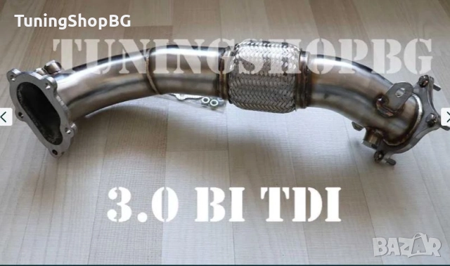 Downpipe Даунпайп DPF off Decat Audi A6 А7 SQ5 3.0 Bi TDi 11-15, снимка 2 - Части - 52542217