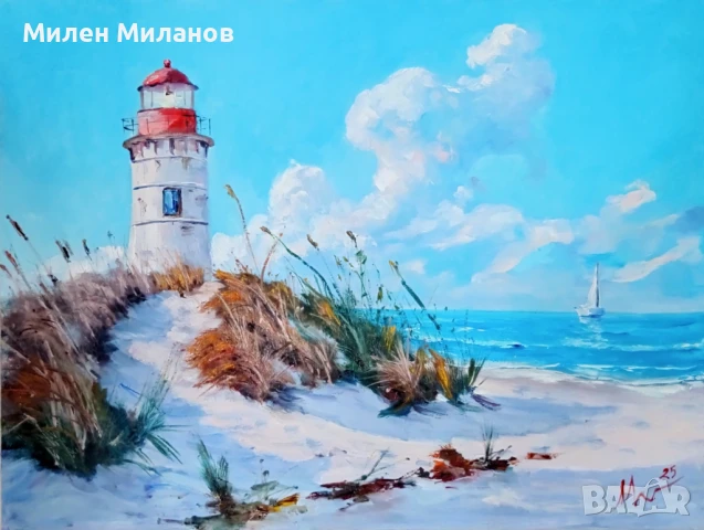 Картина рисувана с маслени бои 