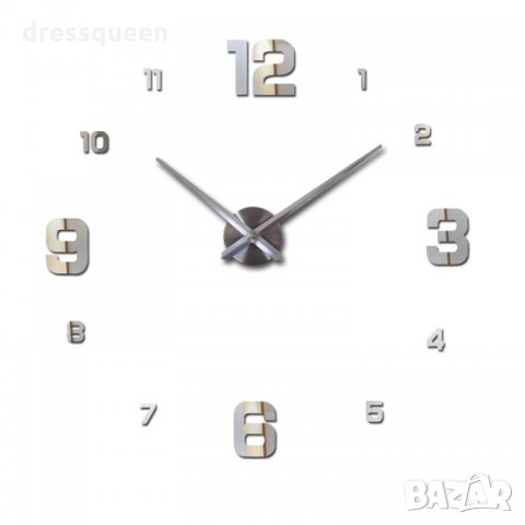 4205 Стенен часовник с 3D цифри , снимка 17 - Стенни часовници - 28498165