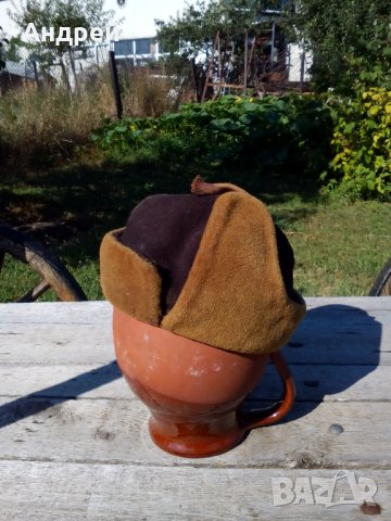 Стара шапка,ушанка #4, снимка 4 - Антикварни и старинни предмети - 26444867