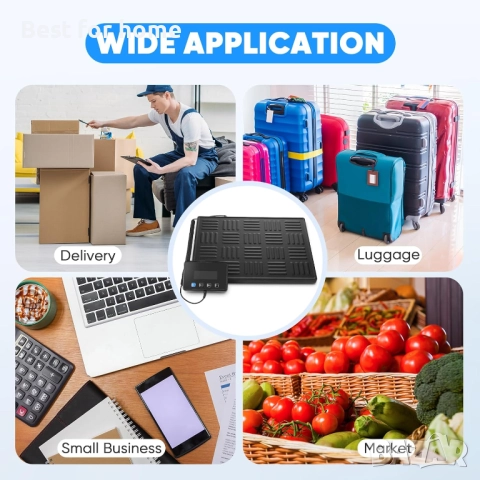 Цифрова везна до 300 кг с функция задържане и тара, снимка 7 - Везни - 51593311