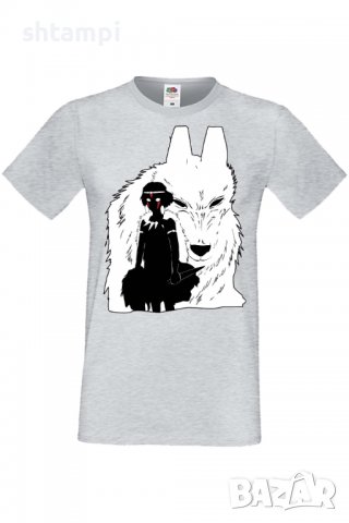 Мъжка тениска Princess Mononoke,Анимация,игра,Празник,Повод, снимка 5 - Тениски - 37951020