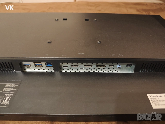 ViewSonic VP2785-4K Professional 27” 4K Ultra HD LED Monitor, снимка 2 - Монитори - 53120664